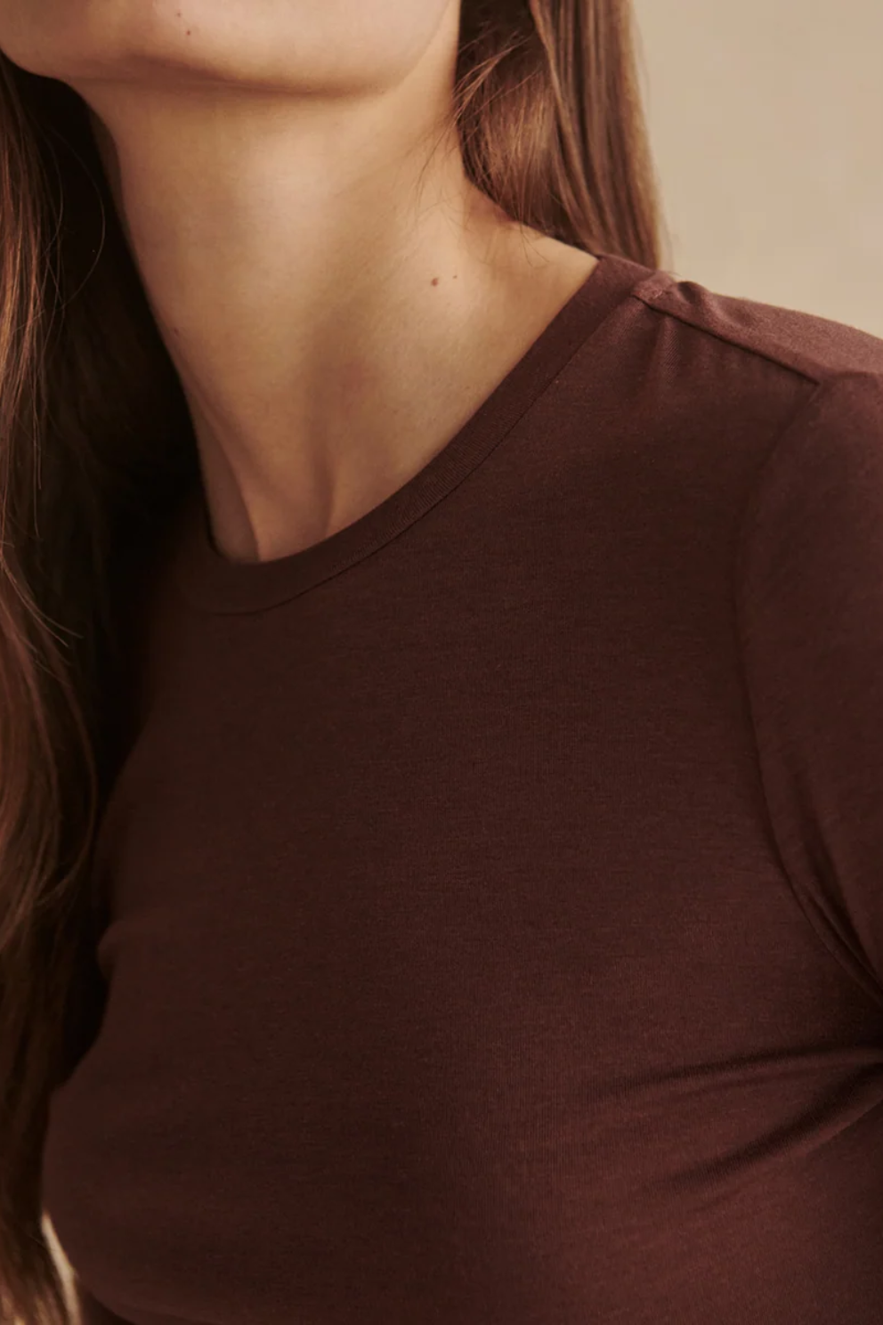 Edna Long Sleeve Fitted Tee