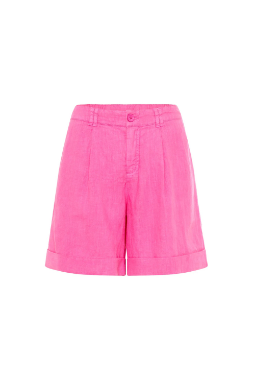Patch Pocket Linen Shorts