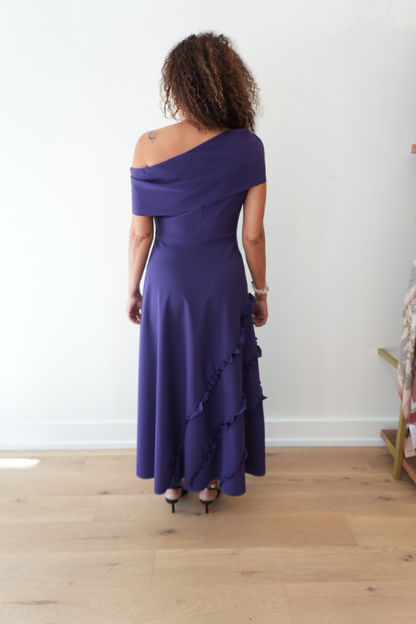 Riku Spiral Trim Dress