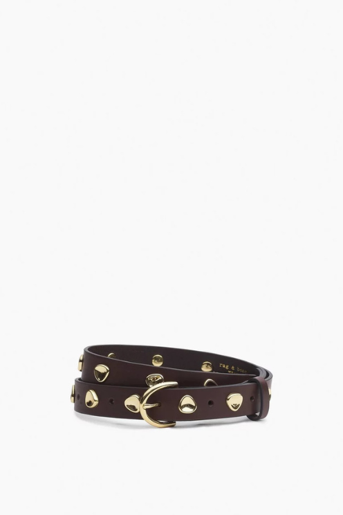 Brynn Studded Leather Belt