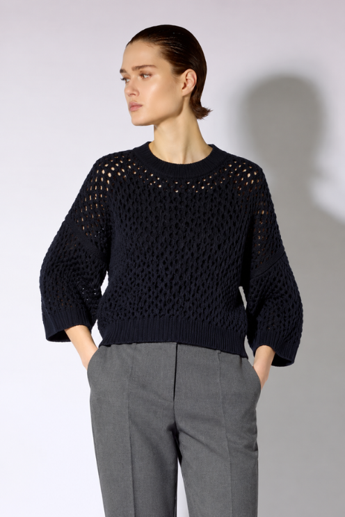Jessie Open-Knit Sweater