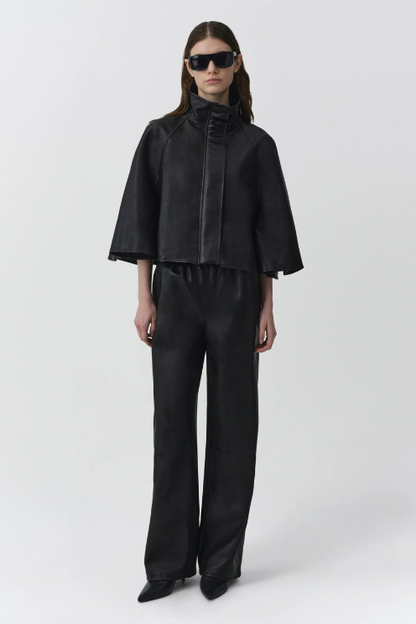 Orvik Leather Cape