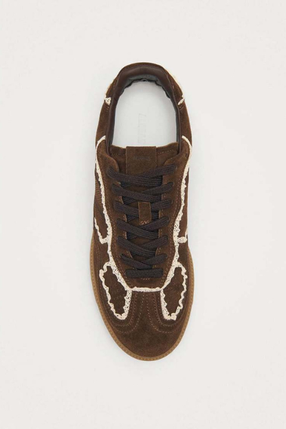 Tb.490 Crochet Chocolate Leather Sneakers