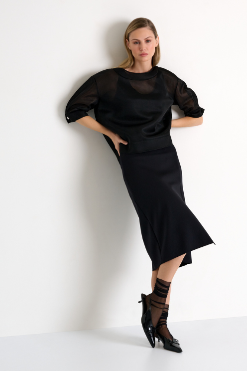 Midi Pencil Skirt