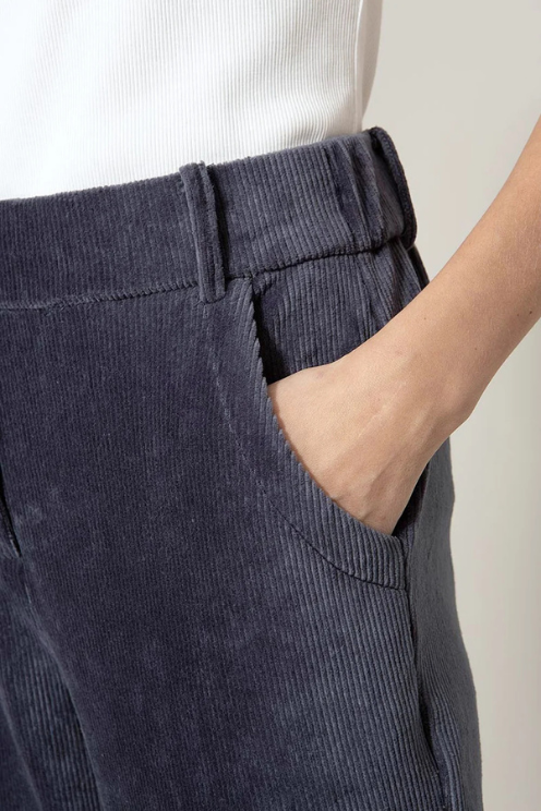 Velvet Cord Wide Leg Pant