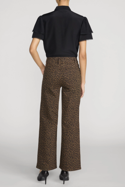 Slim Palazzo Leopard