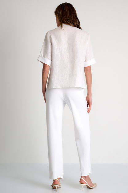 Linen & Lycra Blend Pants
