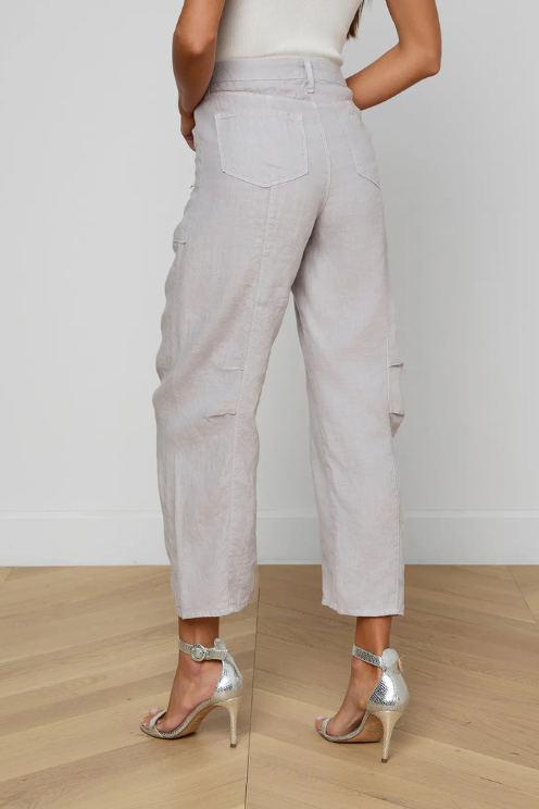 Cody Cropped Linen Pant