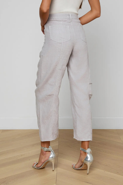 Cody Cropped Linen Pant