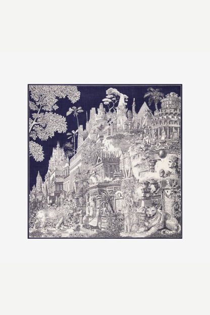 Piranesi Cashmere Square – Navy