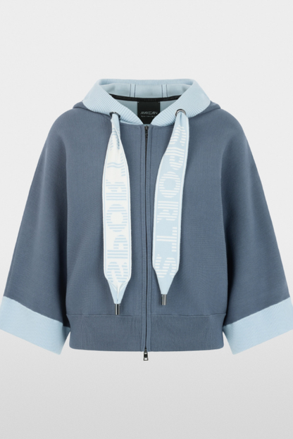 Boxy Zip-up Sweater
