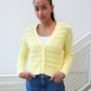 Boxy Rib Knit Cardigan