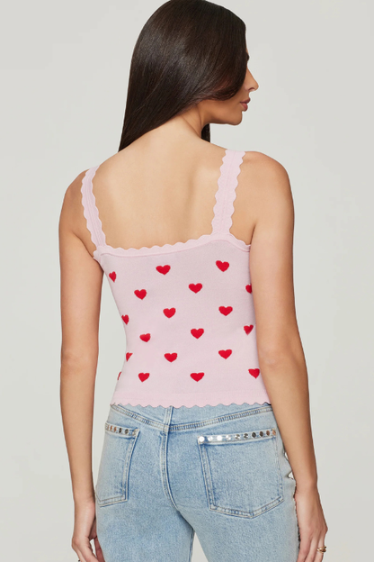 Lottie Hearts Instarsia Tank