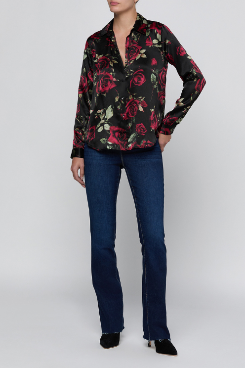 Tyler L/s Blouse - Romantic Rose