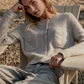 Cashmere Knitted Cardigan in Hazel