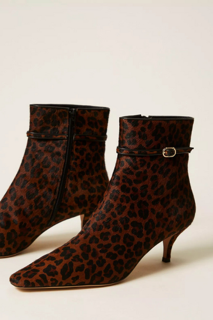 Leather Ankle Bootie