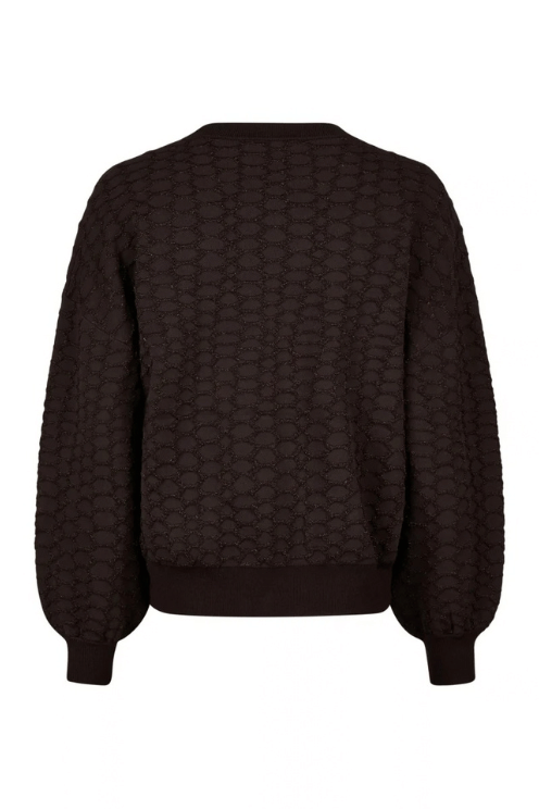 Metallic Croc Jacquard Sweater