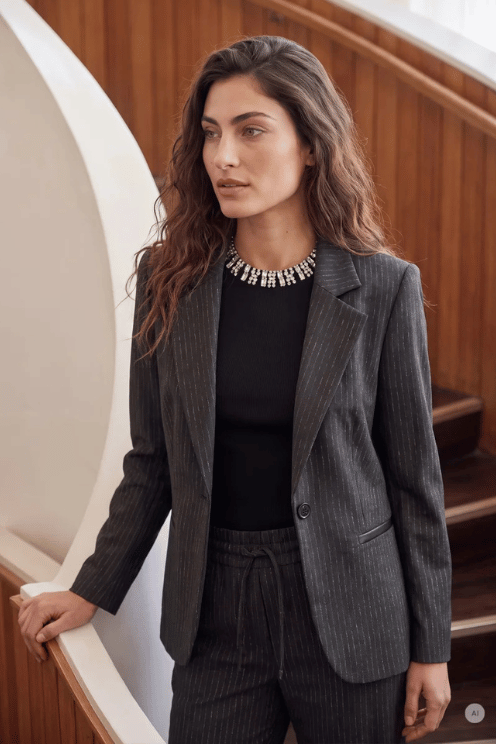 Rhinestone Neck Sweater