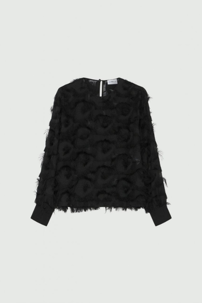 Marella Damien Feather Long Sleeve Top