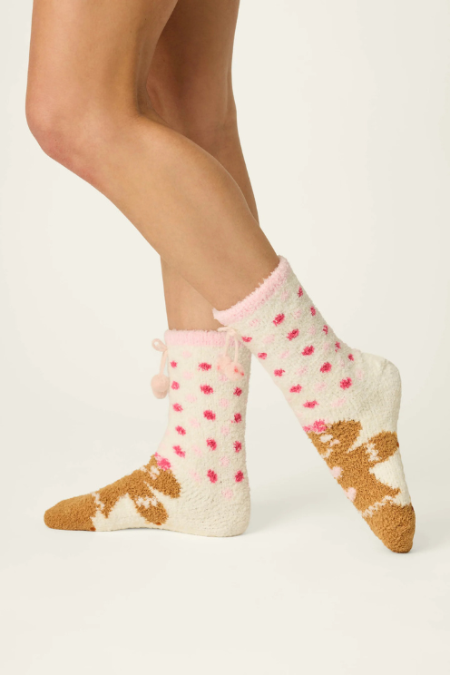 Gingerbread Girl & Polka Dot Socks
