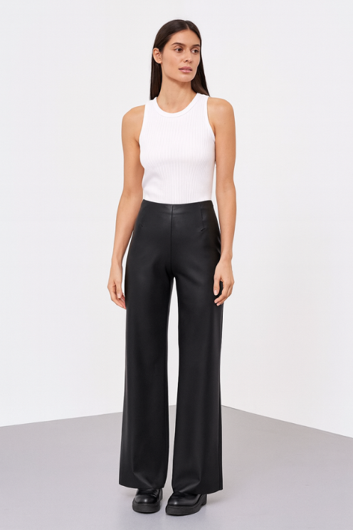 Kimberly Vegan Fluid Nappa Leather Pant