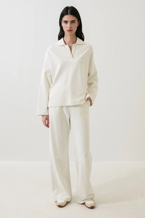 Pima Cotton French Terry Relaxed Polo