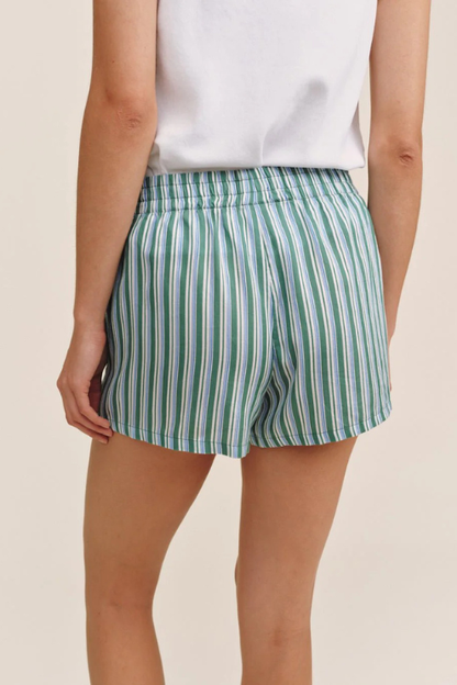 Boxer Short - Emerald Surf Stripe