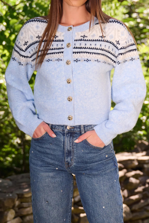 Hilda Fairisle Cardigan