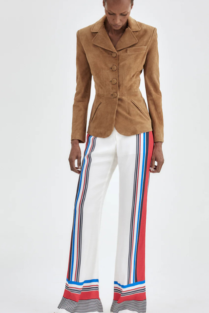 Shrunken Suede Blazer