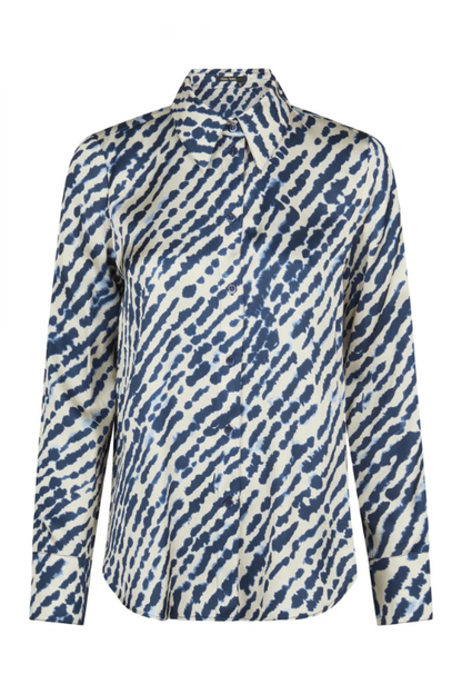 Watercolour Print Shirt Blouse