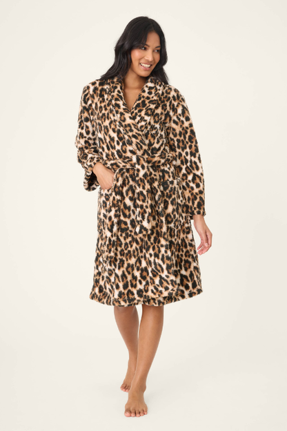 Holiday Dreams Leopard Print Robe