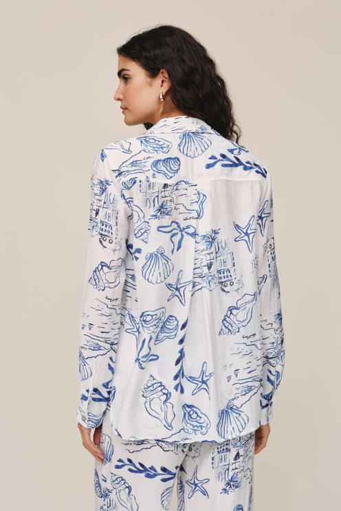 Classic Button Down - Riviera Print