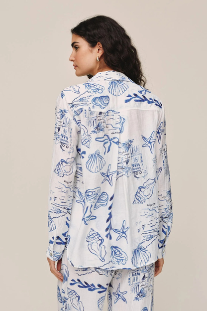 Classic Button Down - Riviera Print