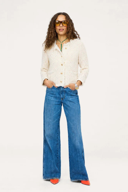 Speckled Fringe Beau-Lero Cardigan