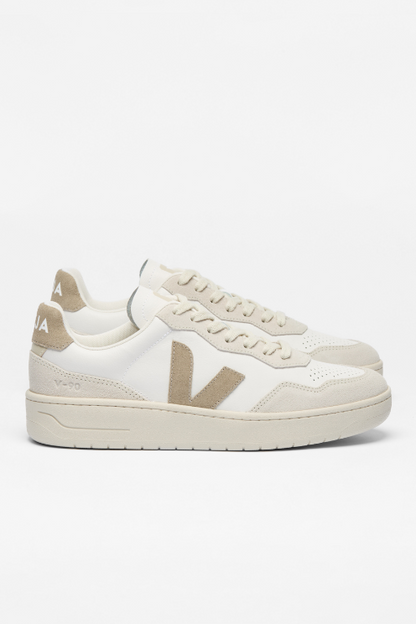 V-90 Leather White Taupe