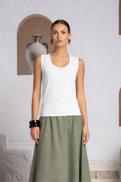 Essential Jersey Scoop Tank