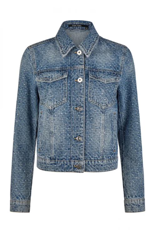 Sparkle Embellished Denim Jacket