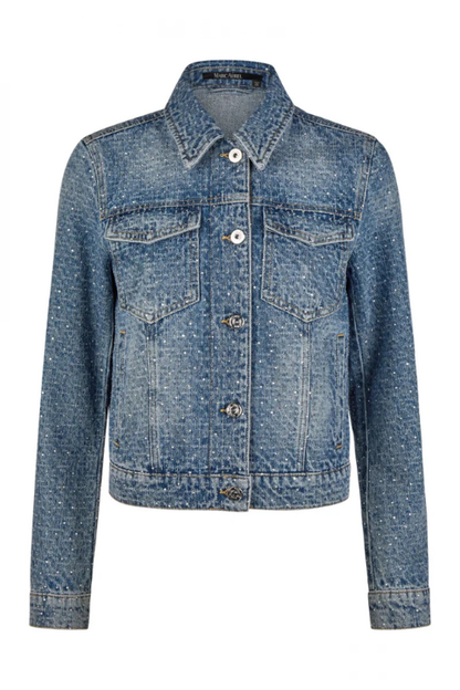Sparkle Embellished Denim Jacket