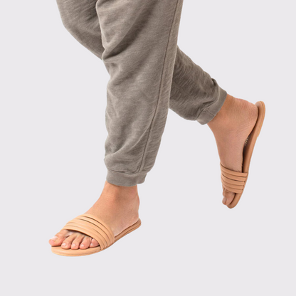 Tkees Serena Slide in Tan