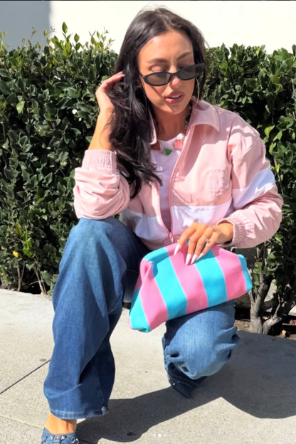 City Girl Pouch Blue/Pink
