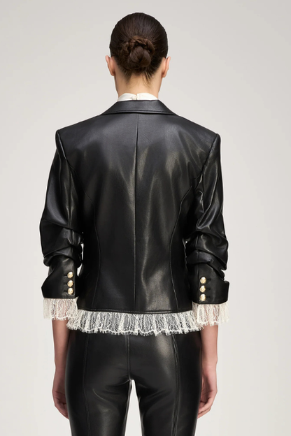 Vegan Leather Le Petit Roxie Blazer