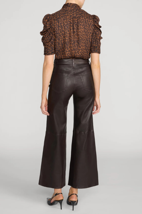 The Gillian Blouse - Leopard
