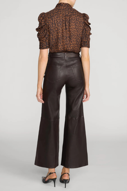 The Gillian Blouse - Leopard