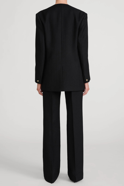 The Collarless Blazer