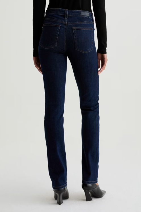 Mari Extended Mid-Rise Slim Straight