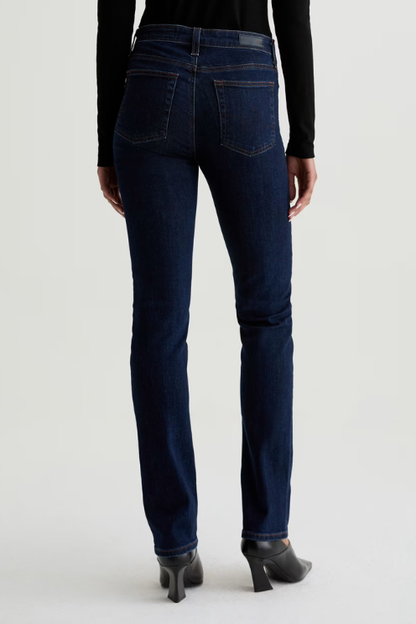 Mari Extended Mid-Rise Slim Straight