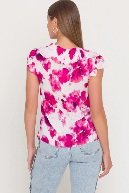 Everheart Georgette Floral Blouse
