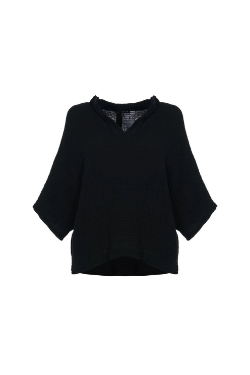 Oversized Cotton Gauze Honour Top