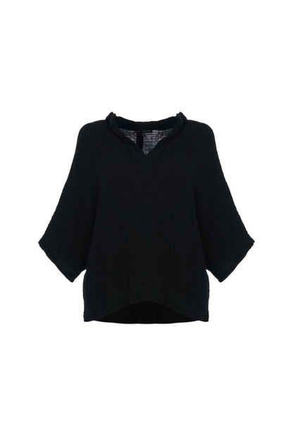 Oversized Cotton Gauze Honour Top