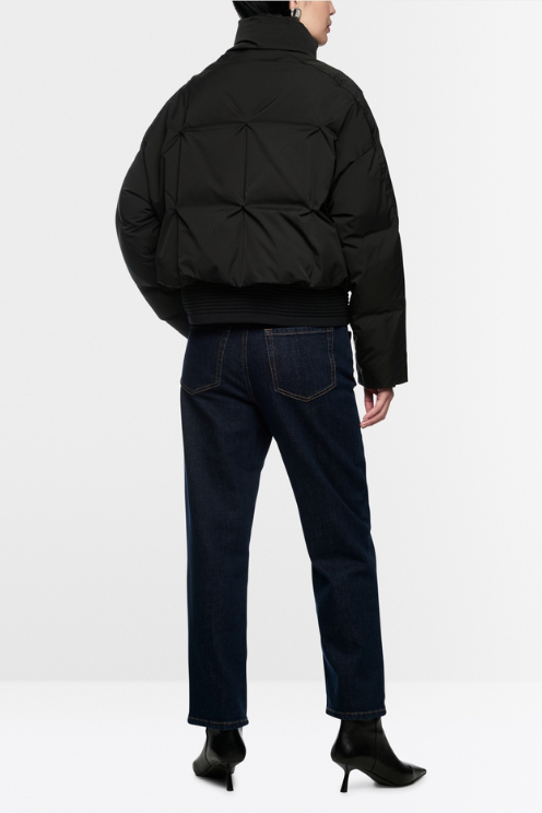 Quilted Cropped Puffer Jacket